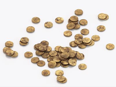 Coins Ancient Coins Gold Coins Silver Coins Antique Coins 3d model