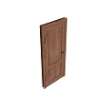 Classic Wooden Hinged Doors With Natural Wood Texture For Interior Home Use