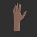 Realistic 3D Model Cup Held By Human Hand On Dark Background