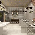 Modern Spicy Hot Pot Restaurant Storefront With Glass Windows And Yellow Signboard
