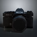 Vintage RICOH XR 500 35mm Film Camera With Classic Analog Design