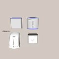 Daily Electrical Appliances With White Body And Purple Edges In Various Designs