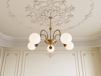 French chandelier 3d model