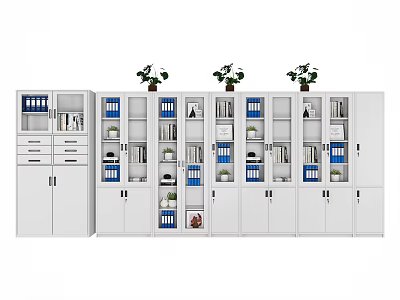 Modern File Cabinet Office File Cabinet File Cabinet Data Cabinet 3d model