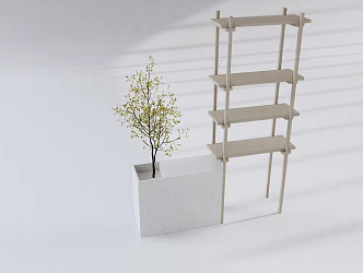 Storage Rack Display Rack Window Display Rack Display Rack Bookshelf 3d model
