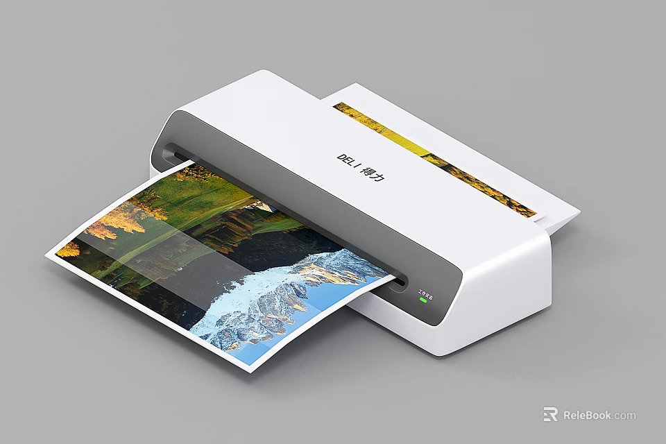 Mobile Digital Photo Printer For Printing High Quality Color Scenic Photos With 300 Dpi Resolution 3d model 