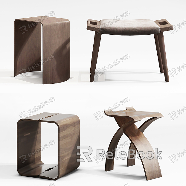 New Chinese Stool Side Stool Combination model