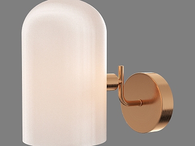 Simple Light Luxury Wall Lamp 3d model