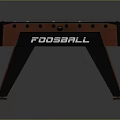 Table Soccer Desktop Soccer Table Soccer Game Machine Desktop Game Machine PBR Item 3d model