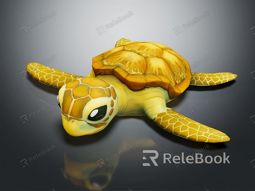 Modern Turtle Anime Turtle model