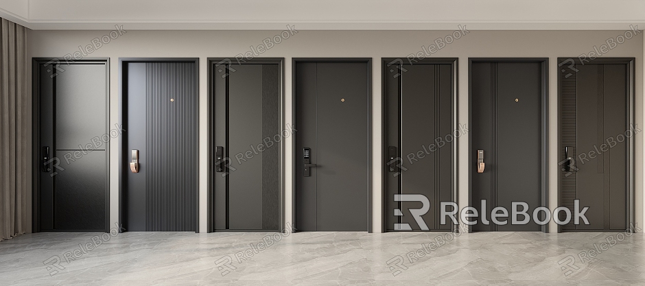 Modern security door security door entry door model