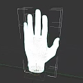 Realistic 3D Rendered Human Hand With Detailed Fingers And Natural Skin Texture