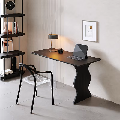 Desk and chair combination