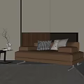 Modern single sofa 3d model