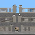 Various Decorative Stone Balustrades Featuring Intricate Carvings And Ornate Posts