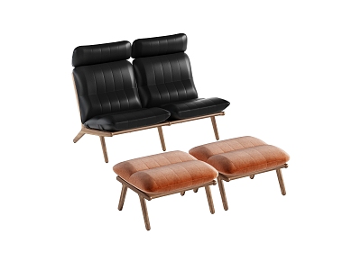 Sofa pedal combination model