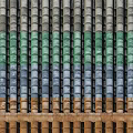 Different Types of Clay Roof Tiles with Various Shapes and Arrangements