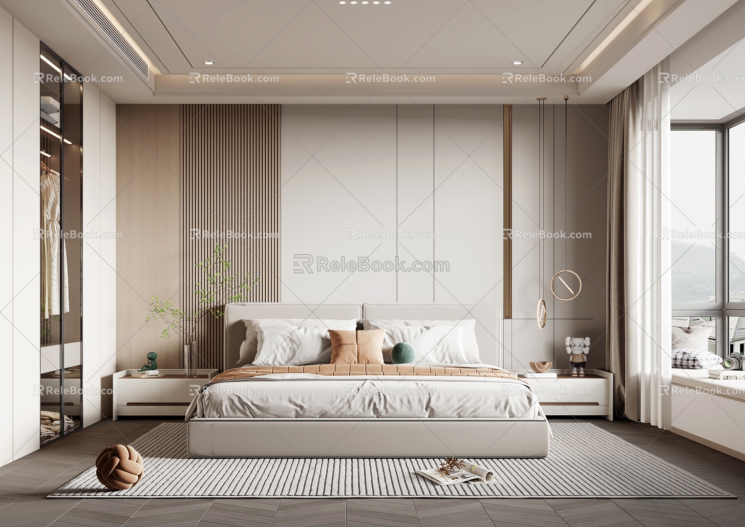 Modern Bedroom Home Bedroom 3d model