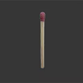 Red Head Wooden Matchstick Practical Daily Life Household Item For Lighting
