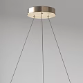 Contemporary Curved Chandelier Design with Sleek Metallic Finish for Modern Minimalist Interior