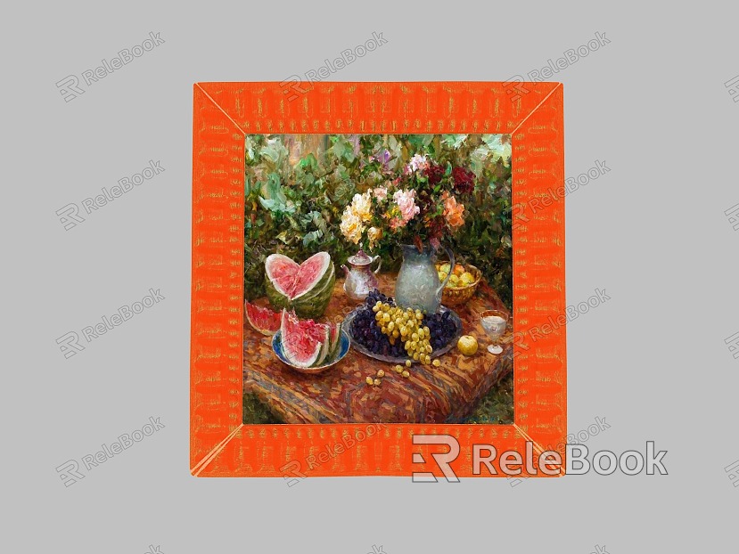 Picture Frame Photo Frame Oil Painting Still Life Decorative Painting Wooden Frame Decorative Painting European Frame European Picture Frame Classical Picture Frame model