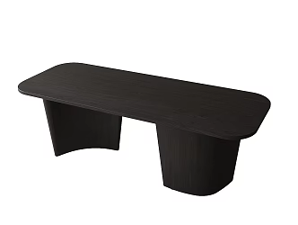 Modern Dining Table Desk Tea Table 3d model