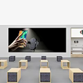 New Chinese Mobile Phone Store Smart Life Experience Store 3d model