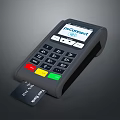 Business Equipment POS Terminal With PAYCONNECT Screen Payment Card Slot Digital Keypad And Colorful Buttons