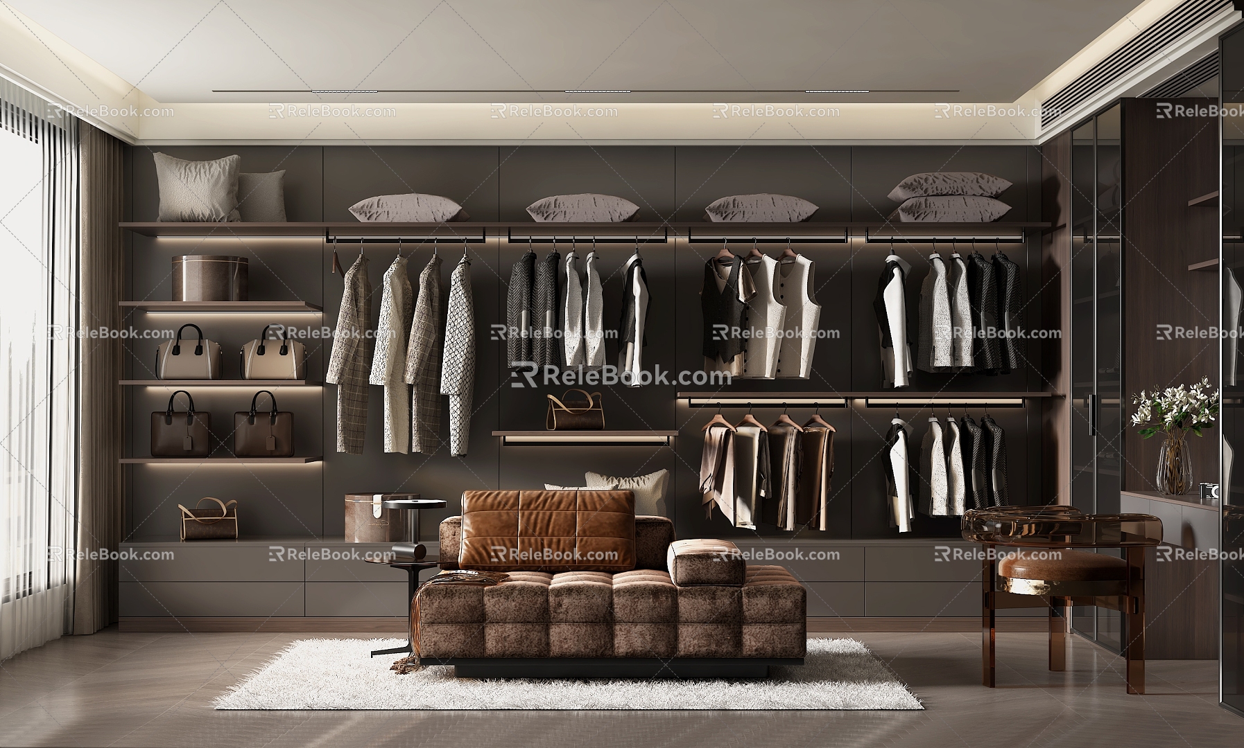 Home cloakroom 3d model