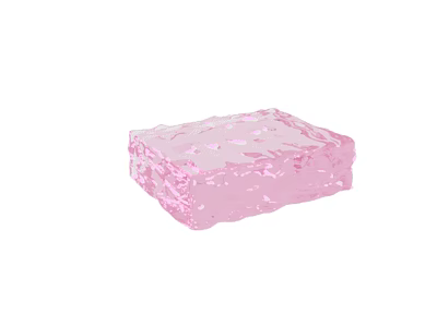 Pink Solid Soap Bar With Smooth Texture And Pastel Color Appearance 3d model