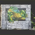 Lizard Anime Lizard Cartoon Lizard Reptile Cold Blooded Animal Reptile 3d model
