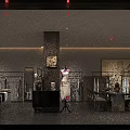 Modern Clothing Store Interior With Fashion Displays And Hanging Apparel