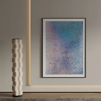 modern decorative painting 3d model