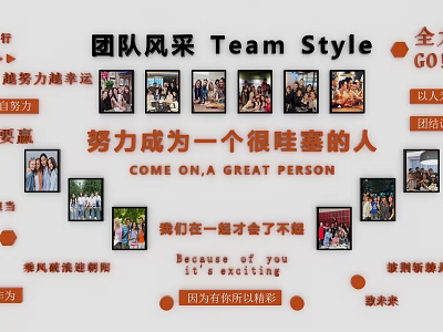 Team Style With Group Activities And Positive Teamwork Wonderful Moments Together 3d model