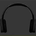 Black Over Ear Headphones With Stylish Sleek Design And Comfortable Padded Ear Cups