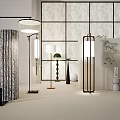 Chinese floor lamp Minimalist floor lamp Decorative floor lamp 3d model