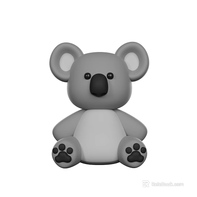 Sorry, the key information in the picture is a koala (a mammal), not a reptile. It's impossible to generate a title with "reptile" as the main subject based on the picture content. Please provide a picture of a reptile for title generation. 3d model 