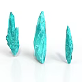 Blue Green Decorative Crystal Spikes As Stylish Home Living Items