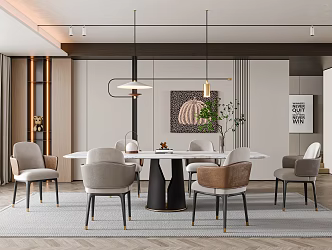 Modern Restaurant 3d model