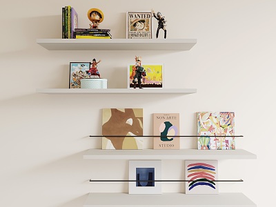 Modern Wall Shelf Wall Ornaments model