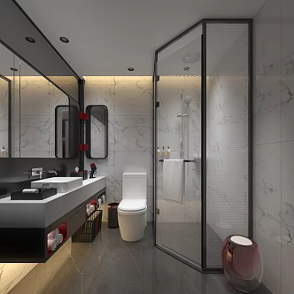 Theme Toilet 3d model
