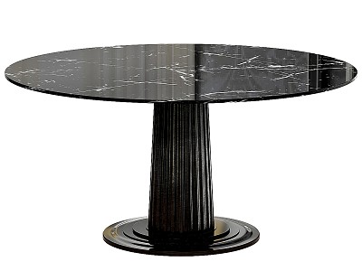 Marble coffee table 3d model