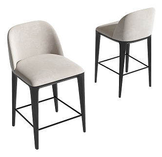 Modern Bar Chair 3d model