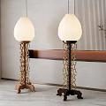 Floor lamp combination 3d model