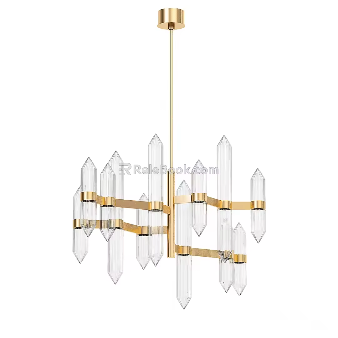 Langston Chandelier 3d model