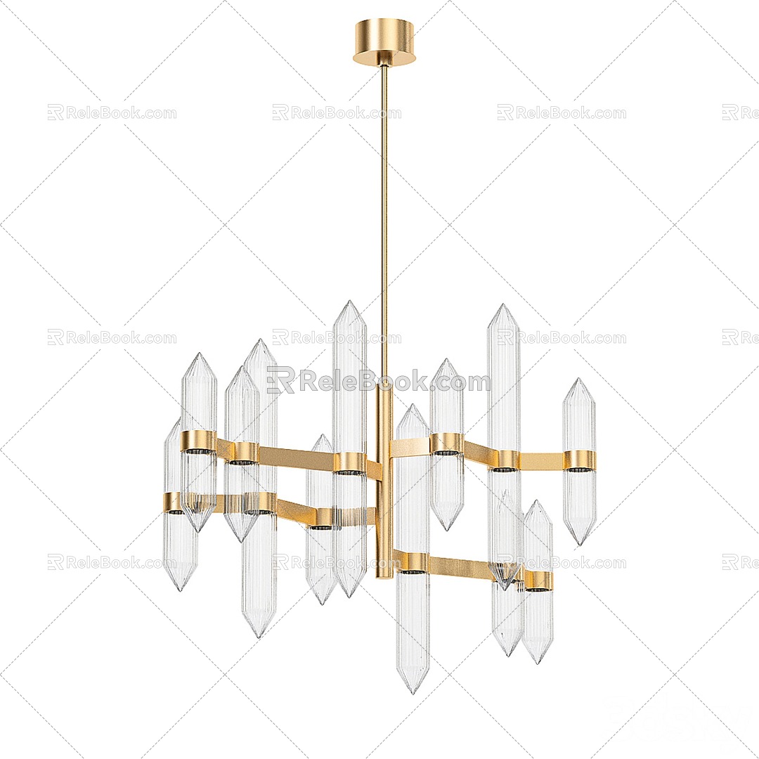 Langston Chandelier 3d model