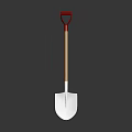 spade shovel tool hardware tools processing tools 3d model
