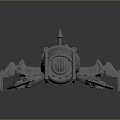 Robot Spider Robot Mecha Spider Science Fiction Spider Mechanical Spider Battery Spider Tower Defense 3d model
