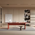 Modern study 3d model