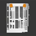 Emerson D20 Industrial Computer Control Module With Orange Buttons And Interface Ports